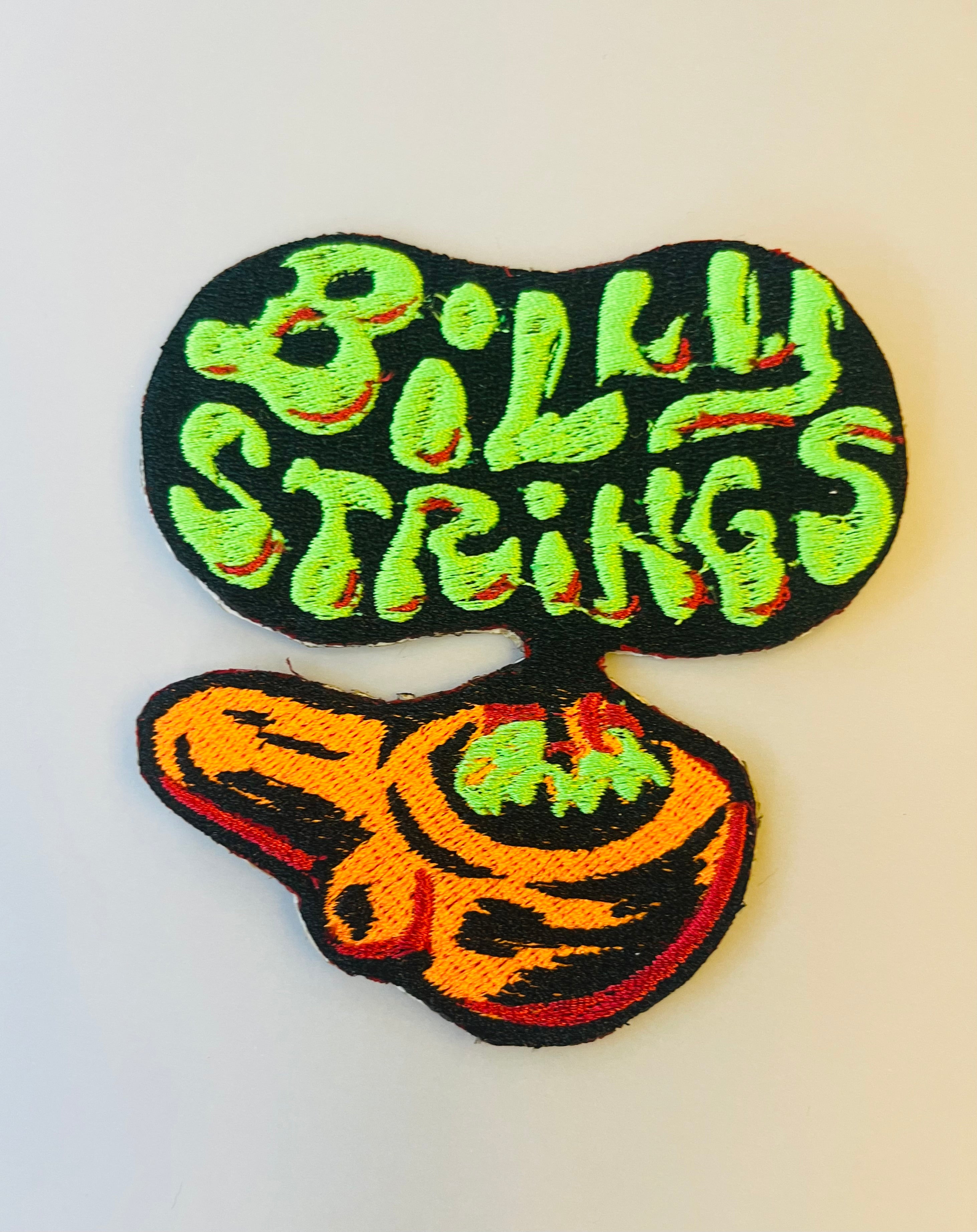 Billy bowl embroidered iron-on patch